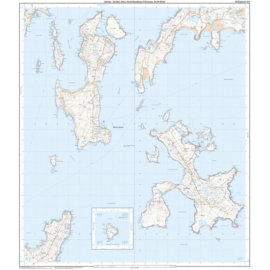 Explorer 465 Orkney Map With Digital Version