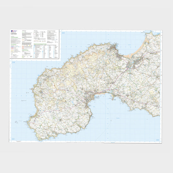 Explorer Active 102 Land’s End Map With Digital Version