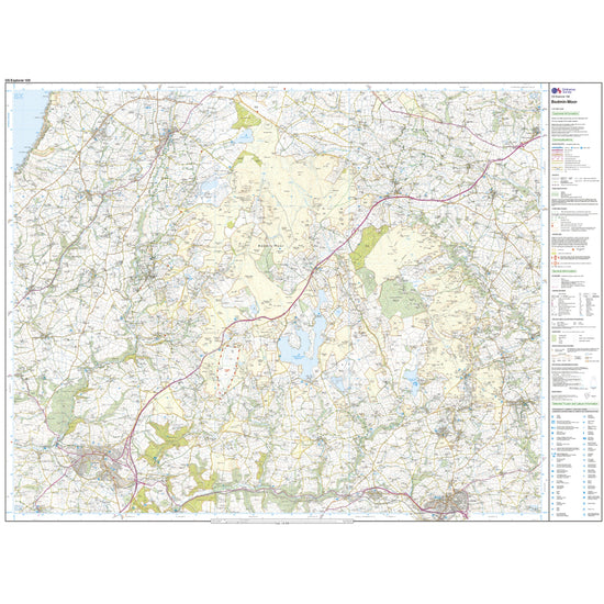 Explorer Active 109 Bodmin Moor Map With Digital Version