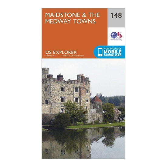 Explorer 148 Maidstone & The Medway Towns Map With Digital Version