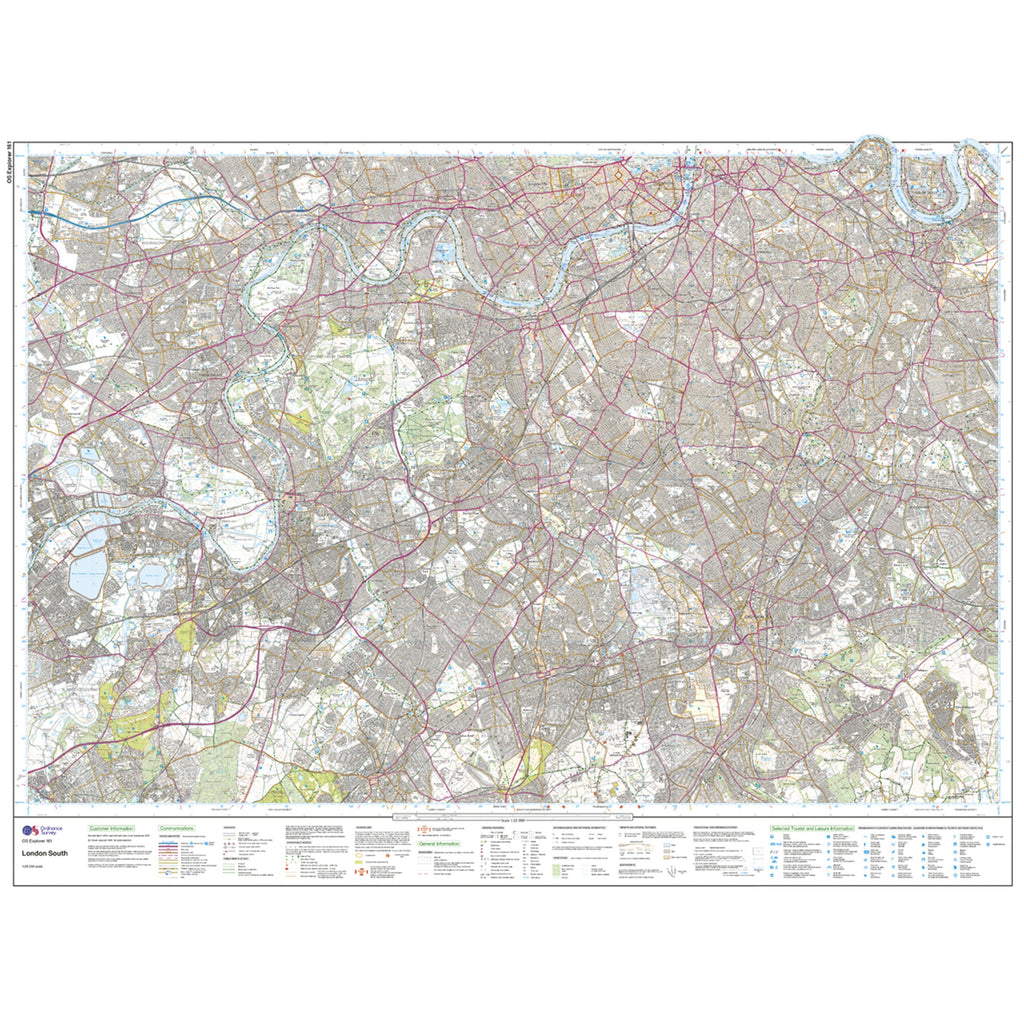 Explorer Active 161 London South Map With Digital Version