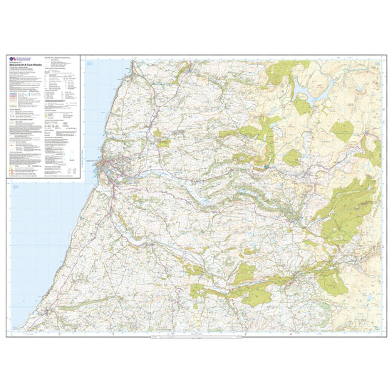 Explorer 213 Aberystwyth & Cwn Rheidol Map With Digital Version