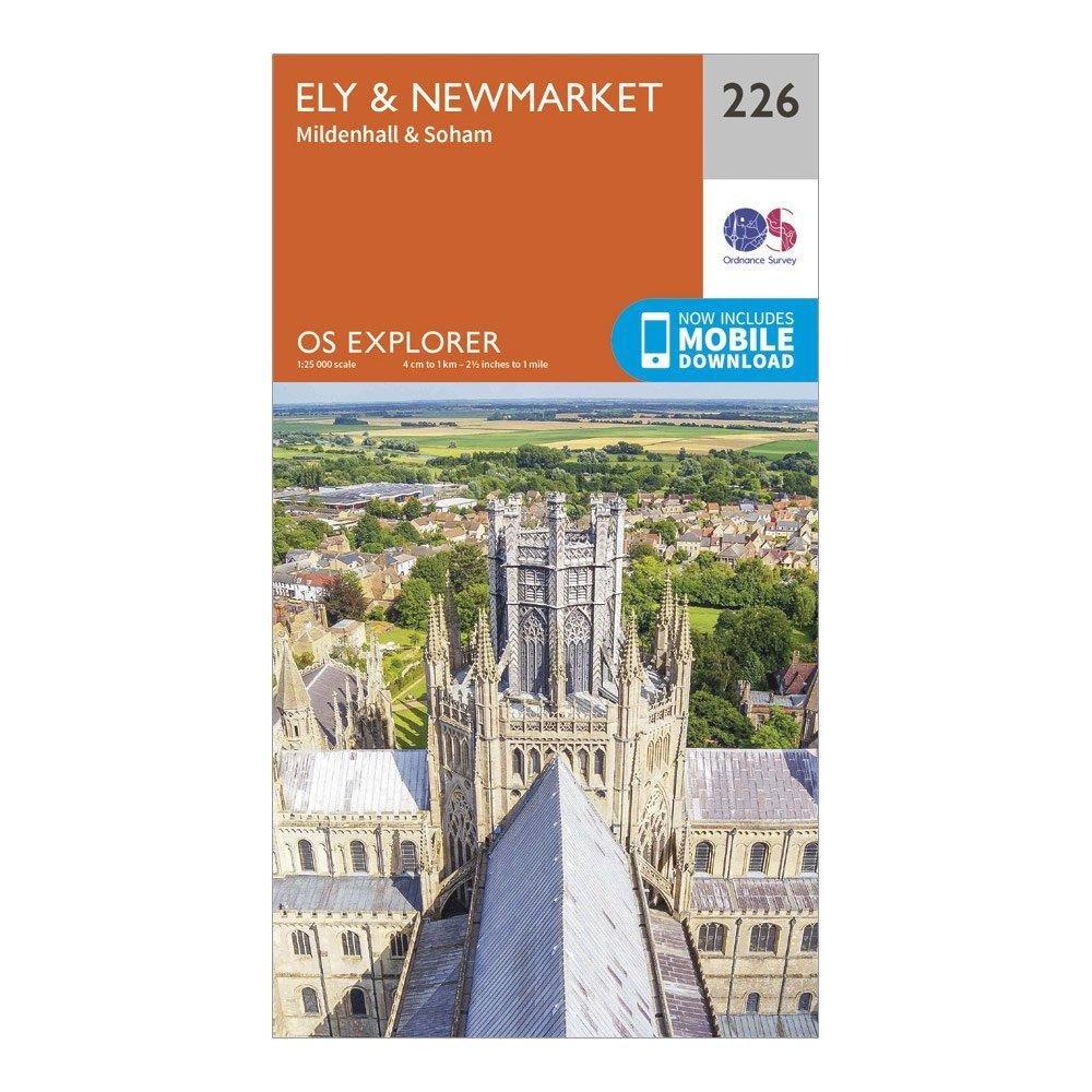 Explorer 226 Ely & Newmarket Map With Digital Version