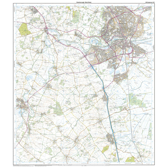 Explorer 227 Peterborough Map With Digital Version
