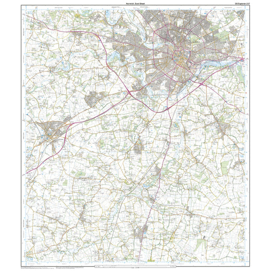 Explorer 237 Norwich Map With Digital Version