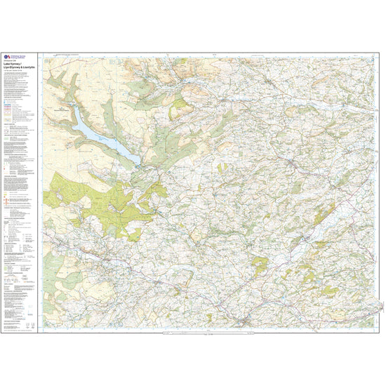 Explorer 239 Lake Vyrnwy & Llanfyllin Map With Digital Version