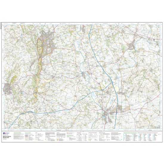 Explorer Active 190 Malvern Hills & Bredon Hill Map With Digital Version