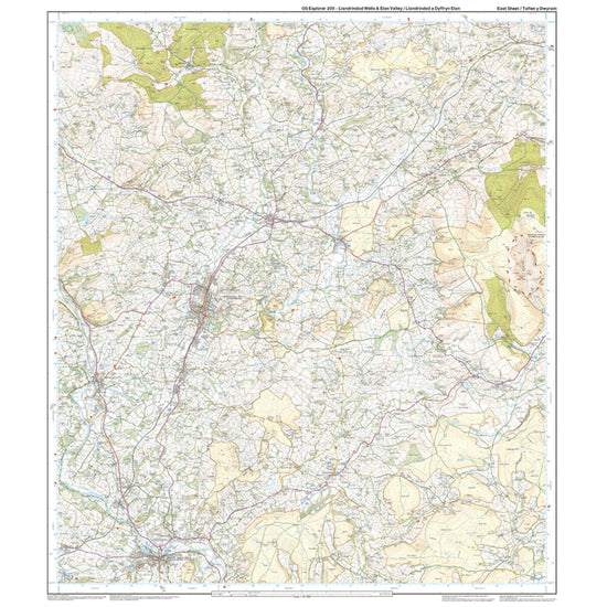 Explorer Active 200 Llandrindod Wells & Elan Valley Map With Digital Version