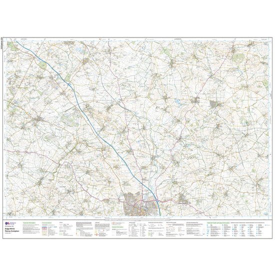 Explorer Active 206 Edge Hill & Fenny Compton Map With Digital Version