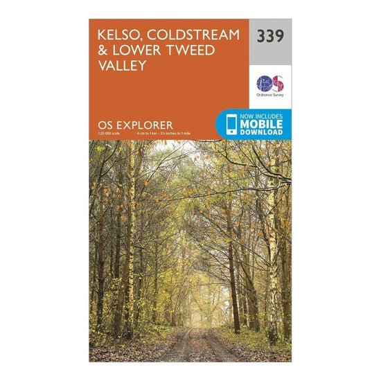 Explorer 339 Kelso, Coldstream & Lower Tweed Valley Map With Digital Version