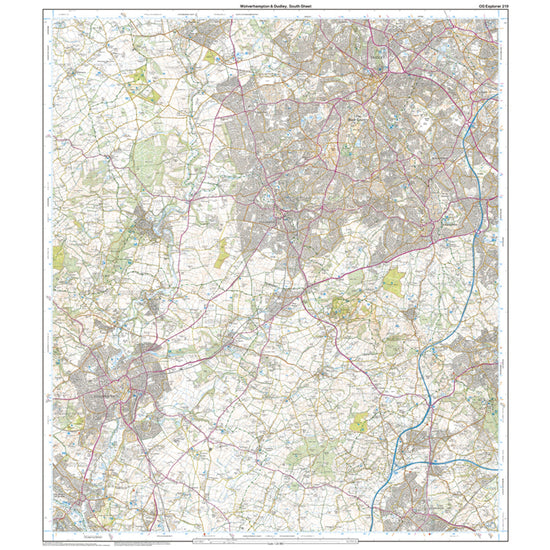 Explorer Active 219 Wolverhampton & Dudley Map With Digital Version