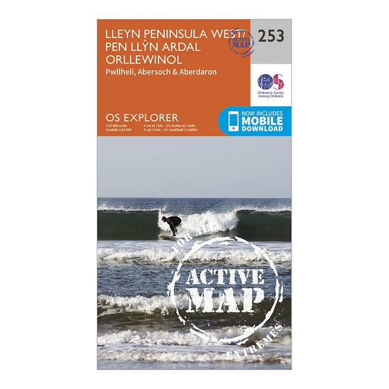 Explorer Active 253 Lleyn Peninsula West Map With Digital Version