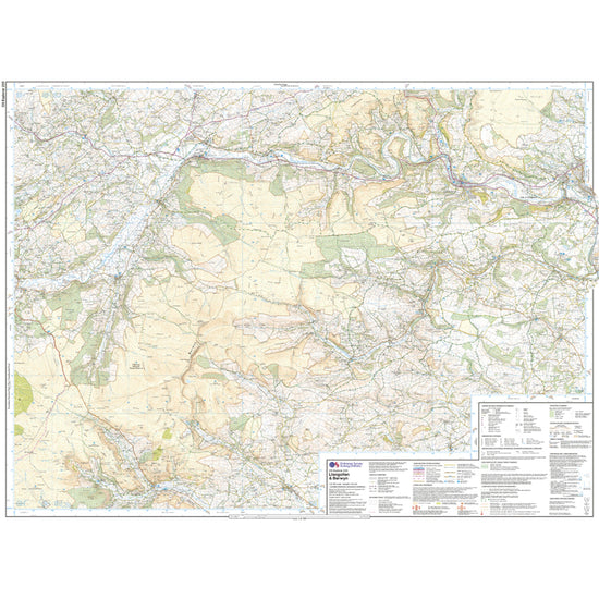 Explorer Active 255 Llangollen & Berwyn Map With Digital Version