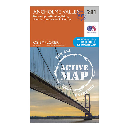 Explorer Active 281 Ancholme Valley Map With Digital Version