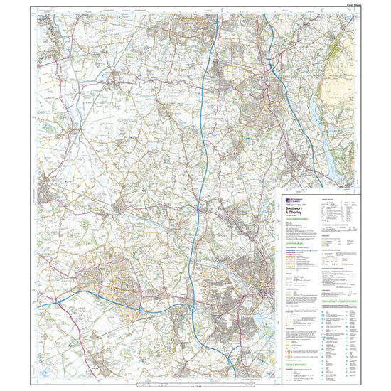 Explorer Active 285 Southport & Chorley Map With Digital Version