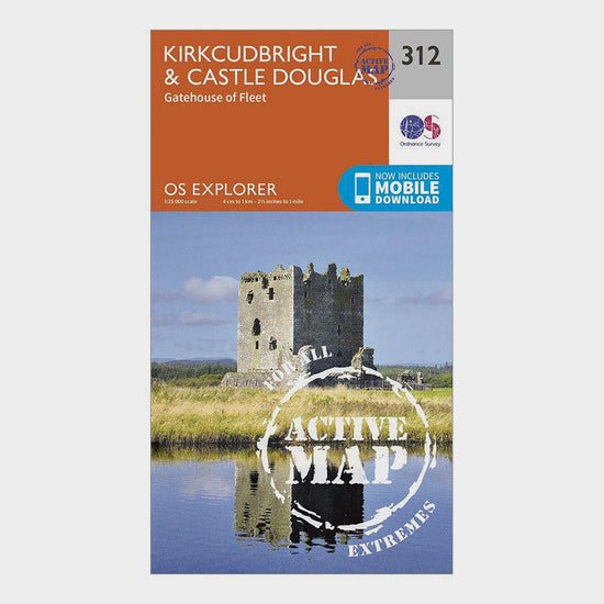Explorer Active 312 Kirkcudbright & Castle Douglas Map With Digital Version
