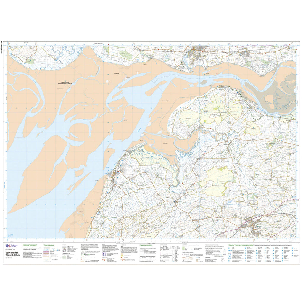Explorer Active 314 Solway Firth Map With Digital Version