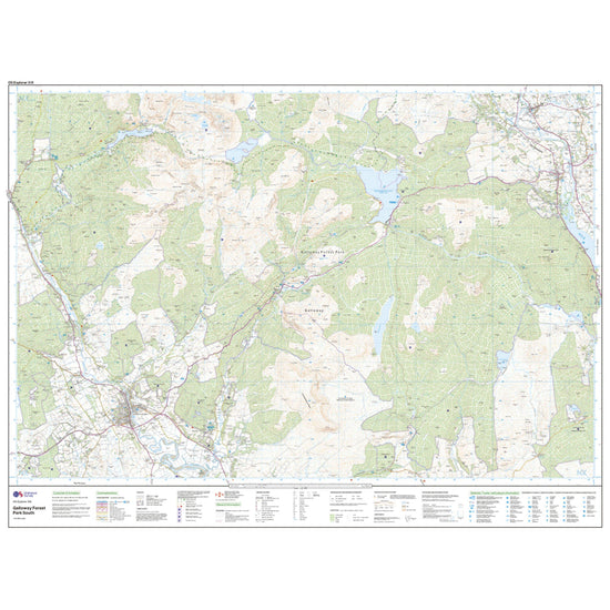 Explorer Active 319 Galloway Forest Park South Map With Digital Version