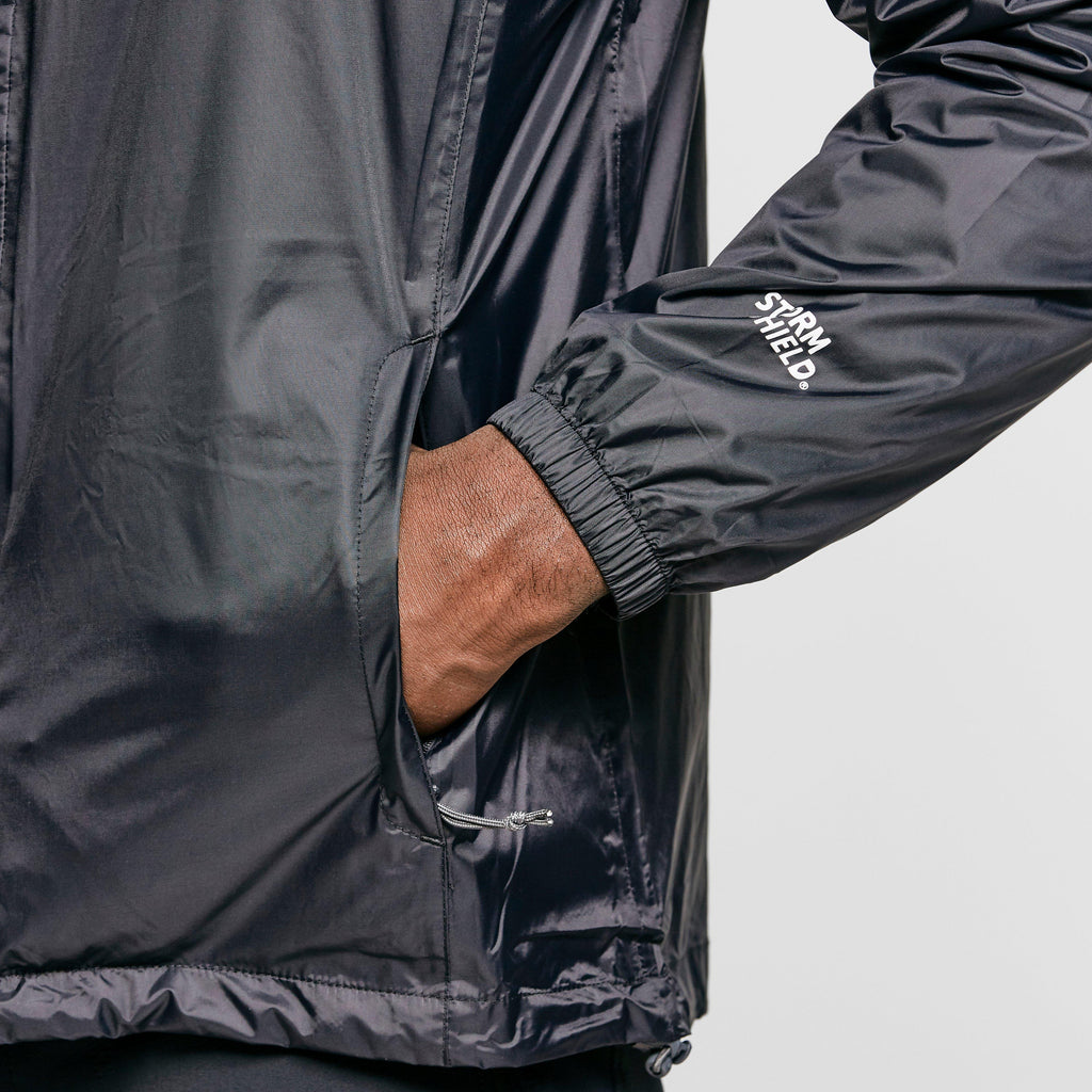 Mens Packable Jacket Black