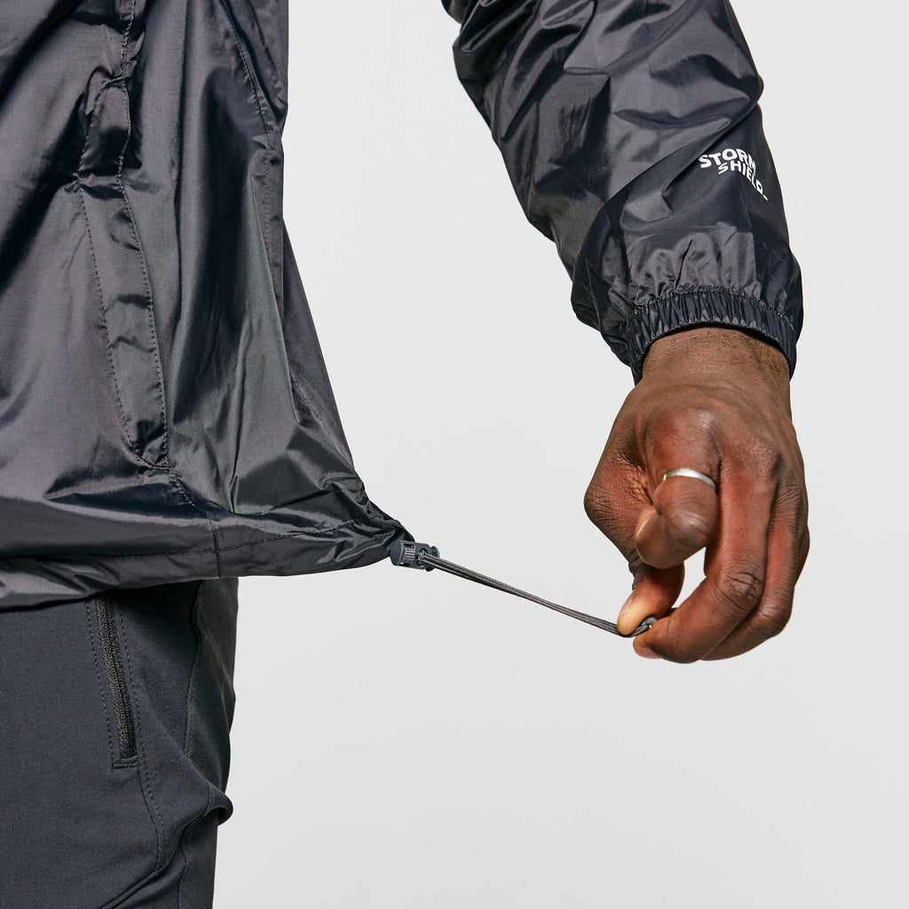 Mens Packable Jacket Black