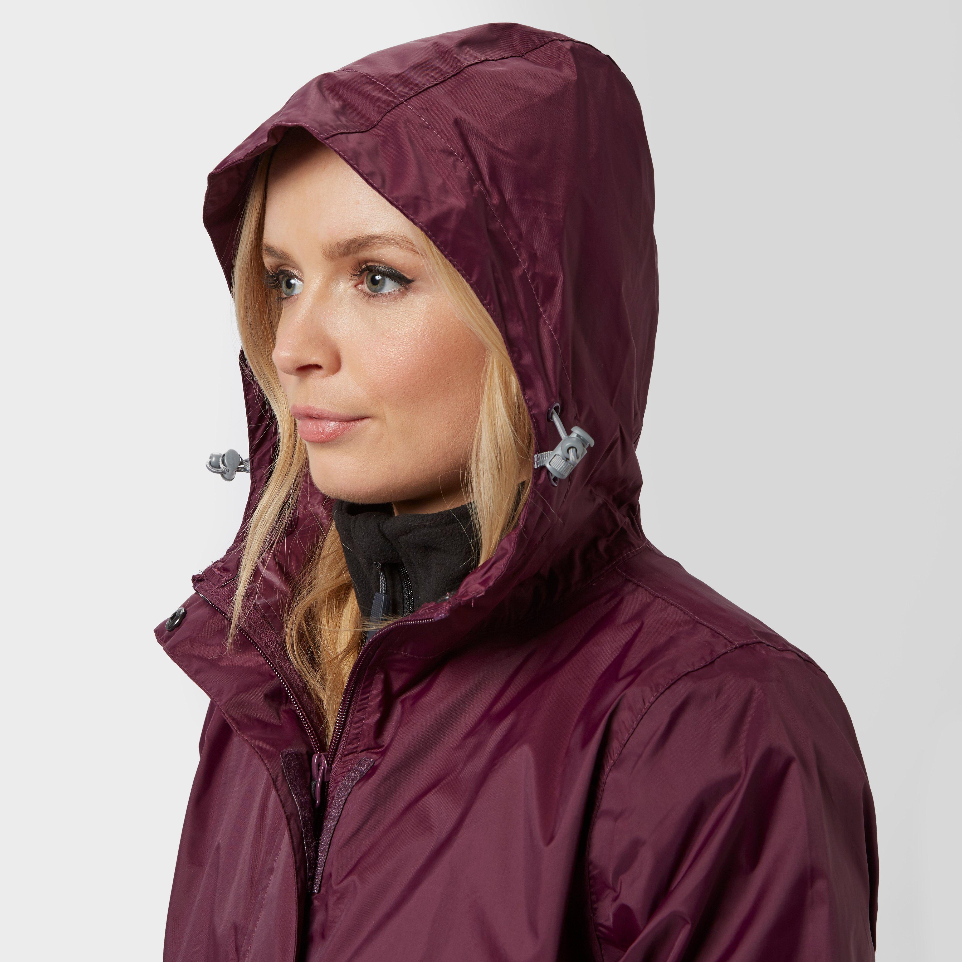 Womens Packable Hooded Jacket