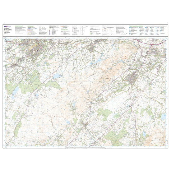 Explorer Active 344 Pentland Hills Map With Digital Version
