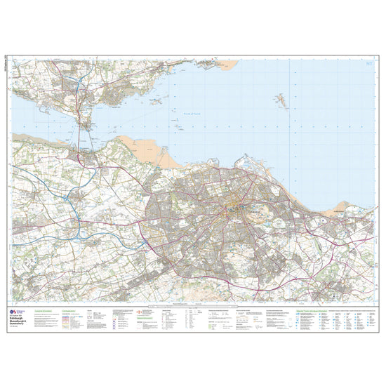 Explorer Active 350 Edinburgh Map With Digital Version