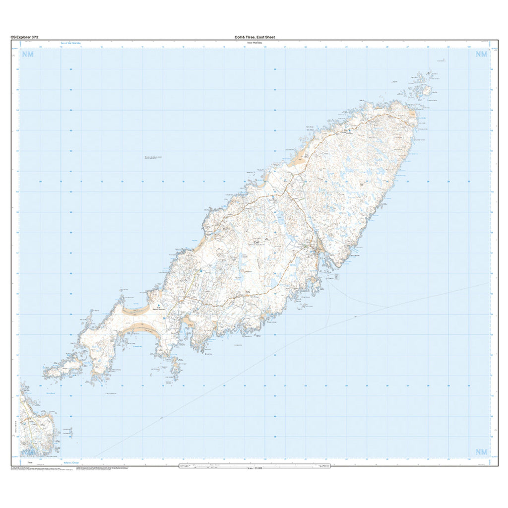 Explorer 372 Coll & Tiree Map With Digital Version