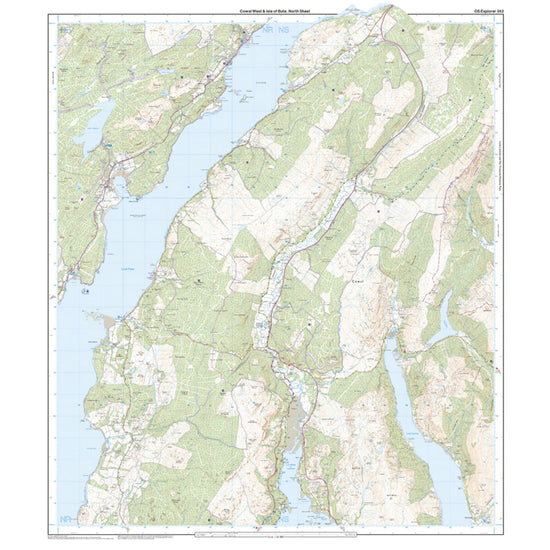 Explorer Active 362 Cowal West & Isle of Bute Map With Digital Version