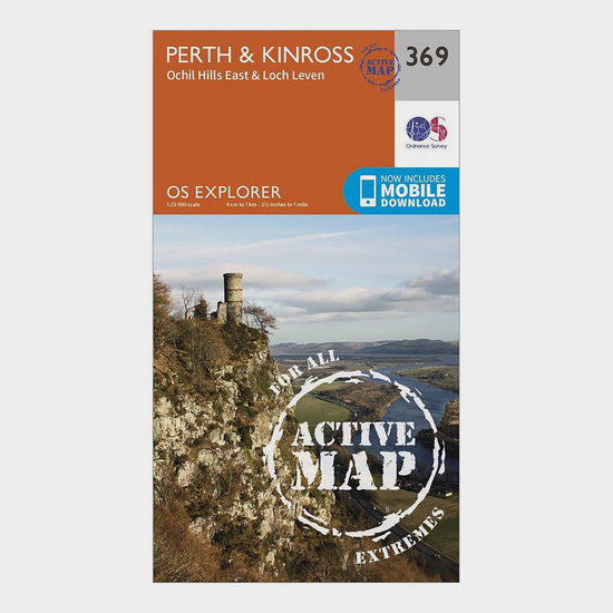 Explorer Active 369 Perth & Kinross Map With Digital Version