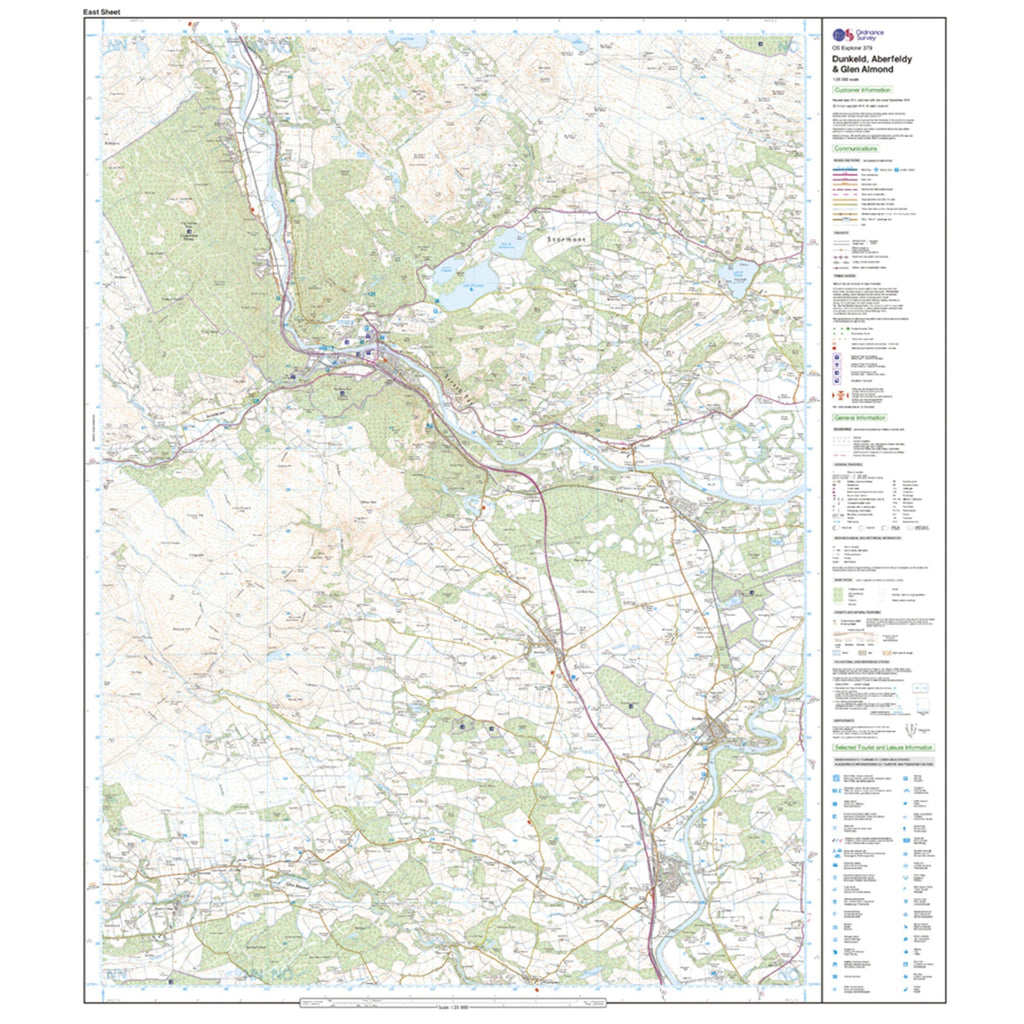 Explorer 379 Dunkeld, Aberfeldy & Glen Almond Map With Digital Version