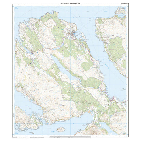 Explorer Active 374 Isle of Mull North & Tobermory Map With Digital Version