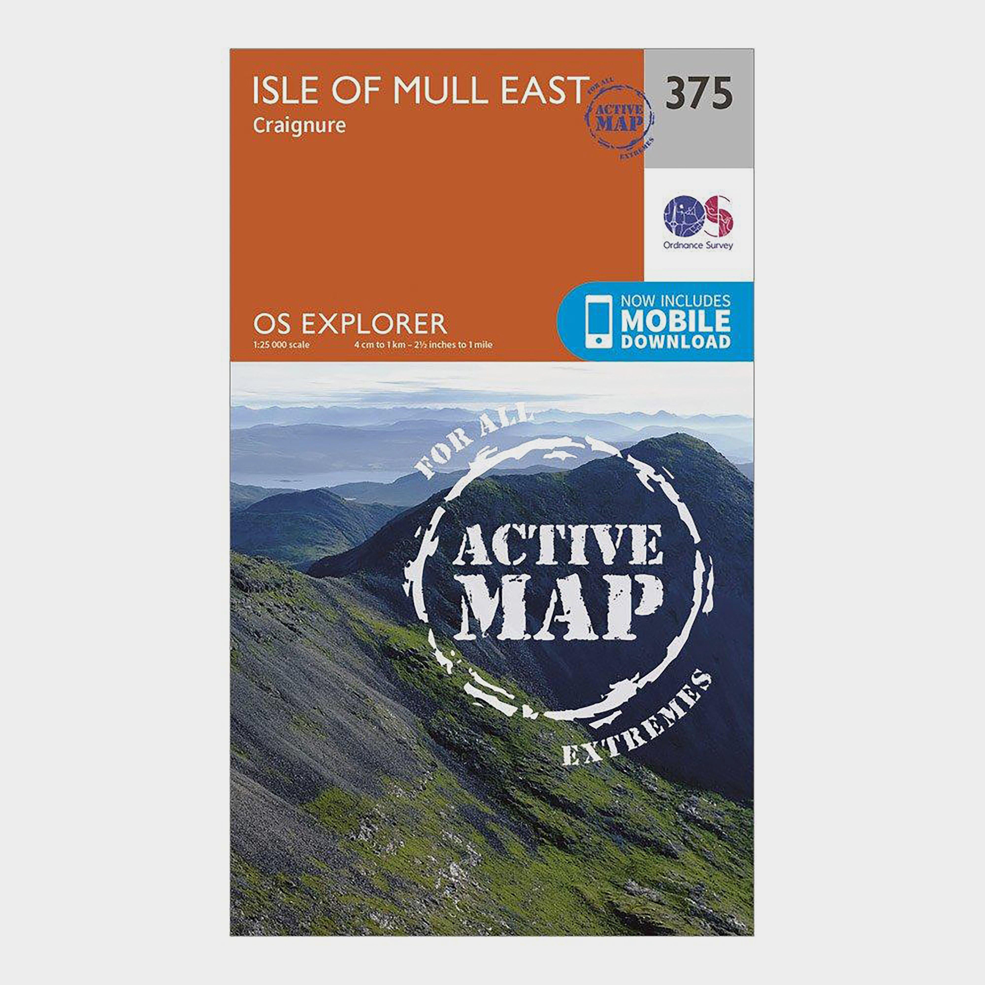 Explorer Active 375 Isle of Mull East Map With Digital Version