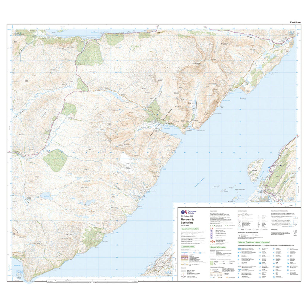Explorer Active 383 Morvern & Lochaline Map With Digital Version