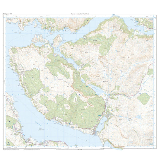 Explorer 383 Movern & Lochaline Map With Digital Version