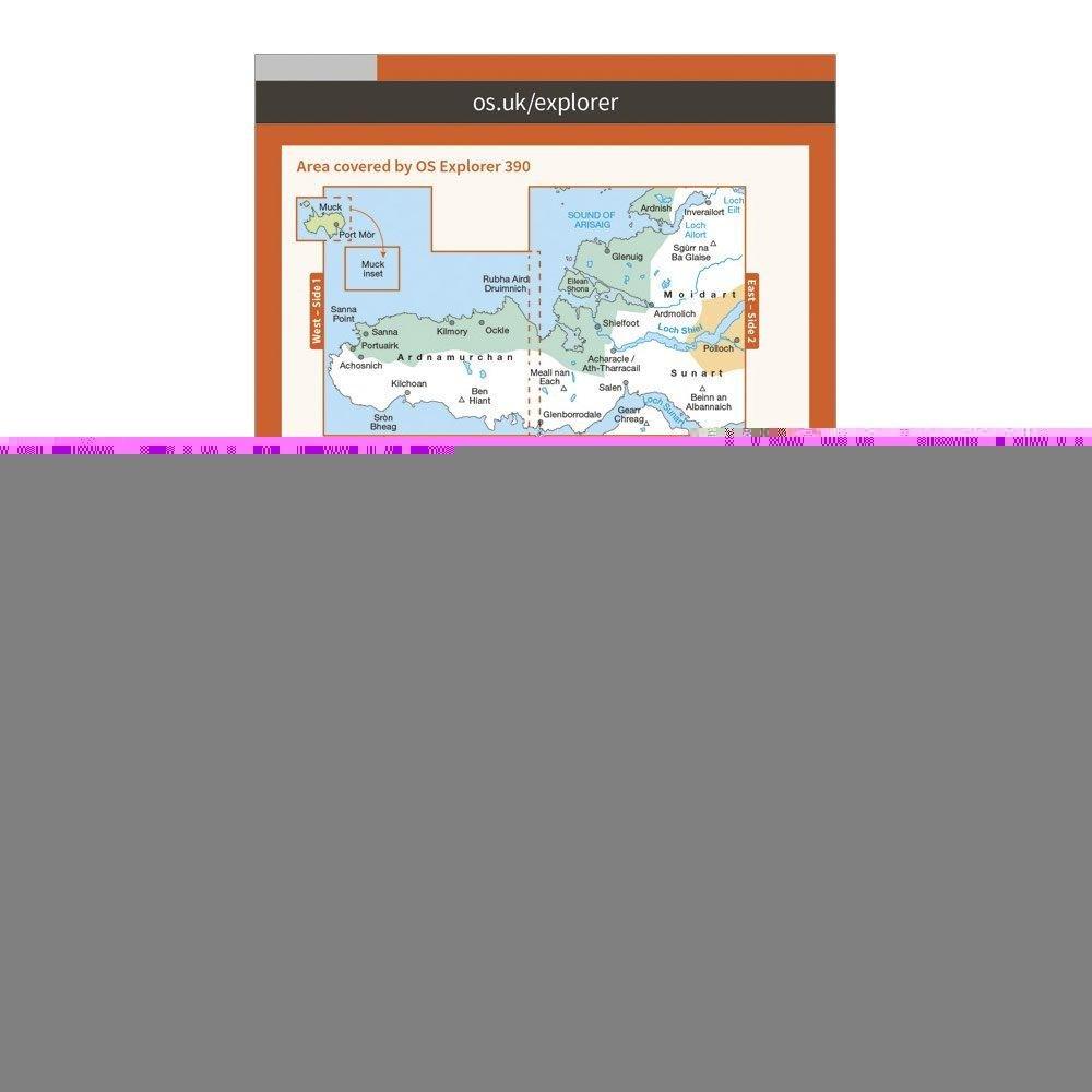 Explorer 390 Ardnamurchan Map With Digital Version