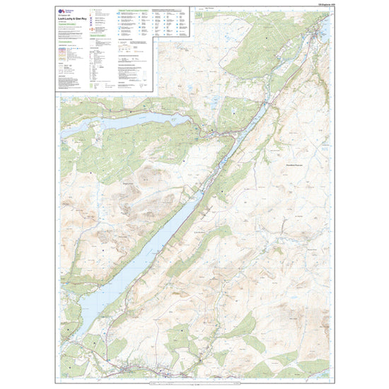 Explorer Active 400 Loch Lochy & Glen Roy Map With Digital Version