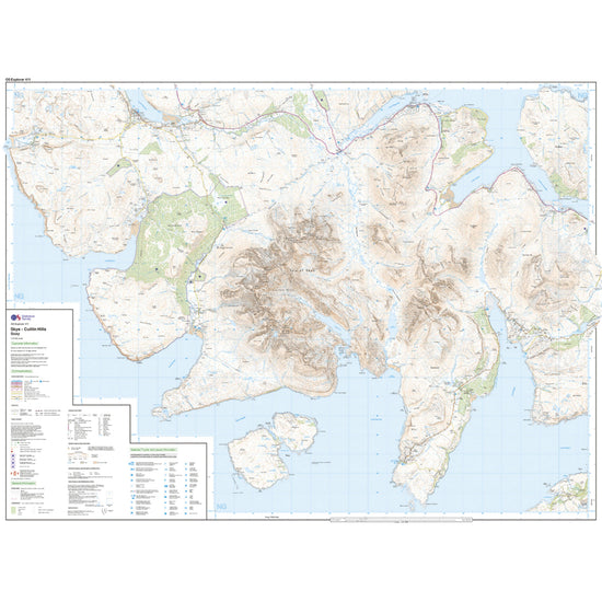 Explorer Active 411 Skye – Cuillin Hills Map With Digital Version