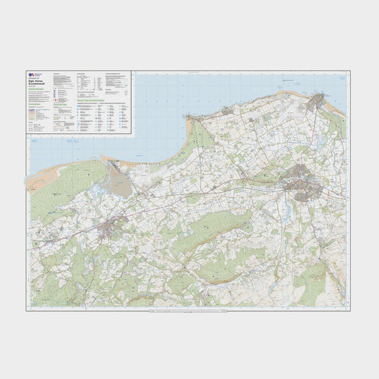 Explorer Active 423 Elgin, Forres & Lossiemouth Map With Digital Version