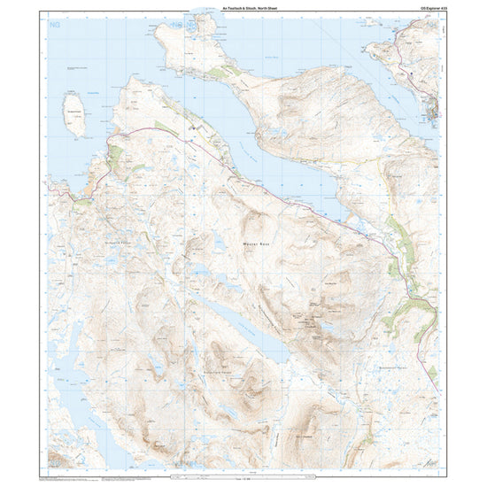 Explorer Active 435 An Teallach & Slioch Map With Digital Version