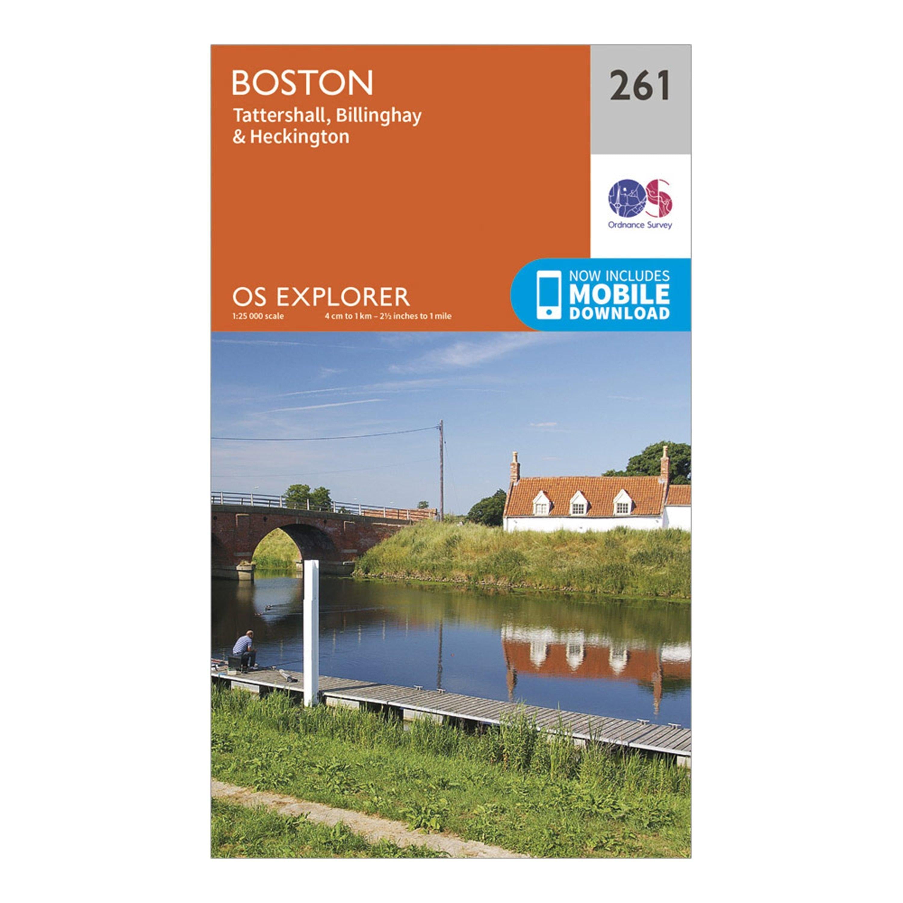 Explorer 261 Boston Map With Digital Version