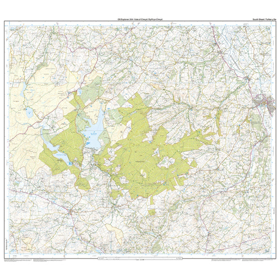 Explorer 264 Vale of Clwyd, Rhyl, Denbigh & Ruthin Map With Digital Version