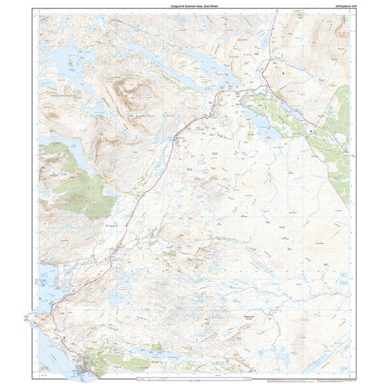 Explorer Active 439 Coigach & Summer Isles Map With Digital Version