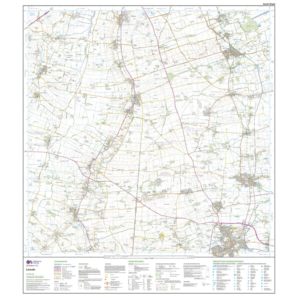 Explorer 272 Lincoln Map With Digital Version