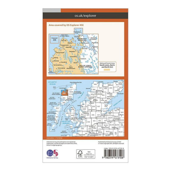 Explorer Active 458 West Lewis Map With Digital Version