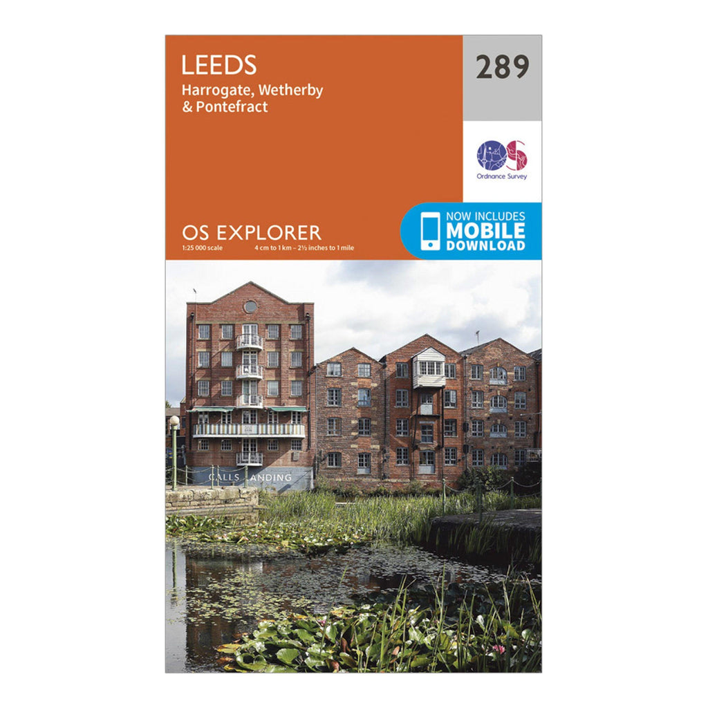 Explorer 289 Leeds Map With Digital Version