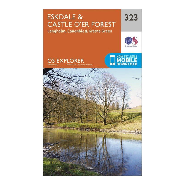 Forest Os Map Ordnance Survey Explorer 323 Eskdale & Castle O'er Forest Map With ...