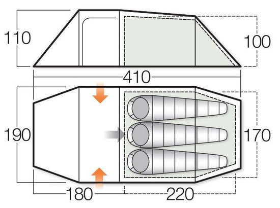 Scafell 300+ Backpacking Tent