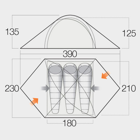 Halo Pro 300 Backpacking Tent