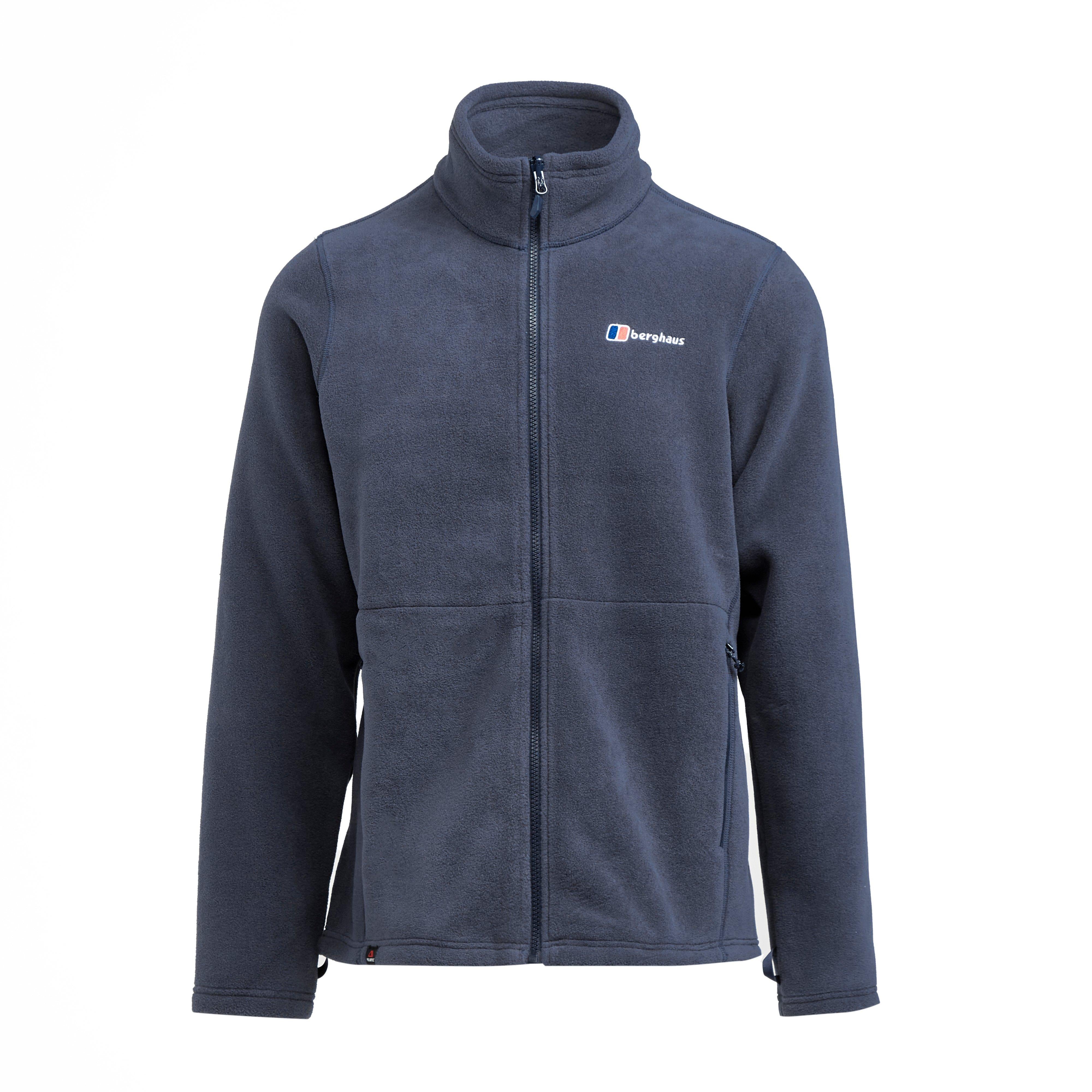 Polaire Berghaus Homme Taille XL, 1/4 Zip, Bleu Marine, Légère Pour Randonnée